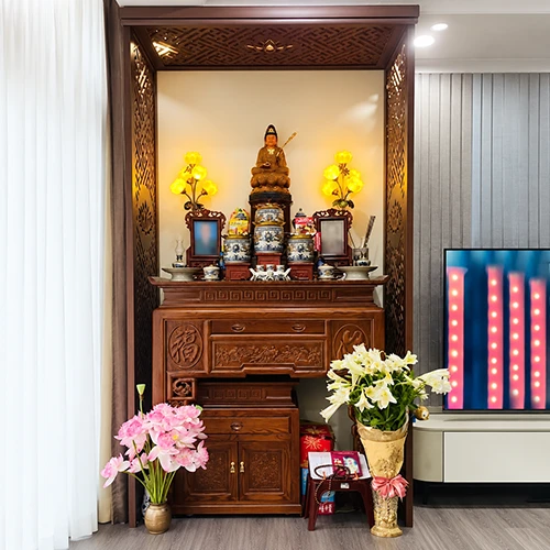 Tủ Bàn Thờ Đẹp Cho Nhà Chung Cư BTD2258